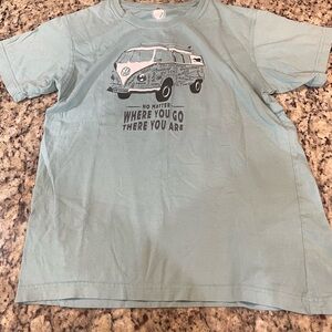 Vintage Van Graphic Tee - Mint Green